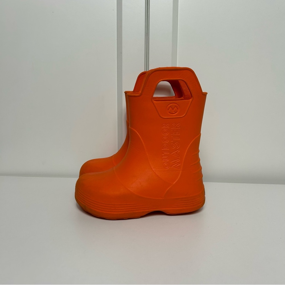 Outdoor master orange rain boots - Picture 3 of 6